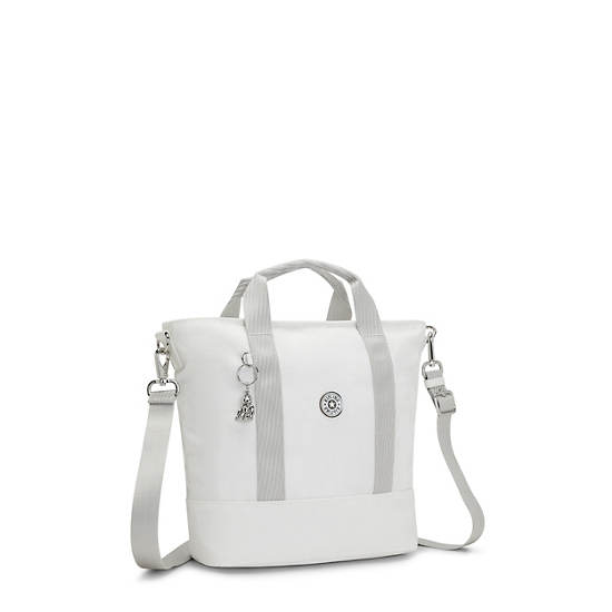 Kipling Angel Tote Veske Hvite | NO 1779DF